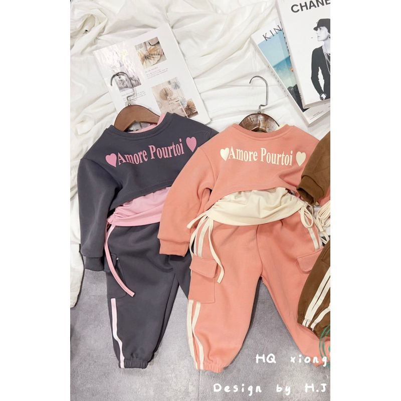 Set Bộ 3 chi tiết siêu hot cho bé gái
