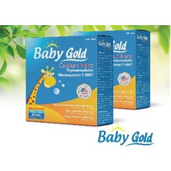 Siro bổ sung canxi và vitamin D3 BaBy Gold Calcium Nano hộp 20 ống x 10ml