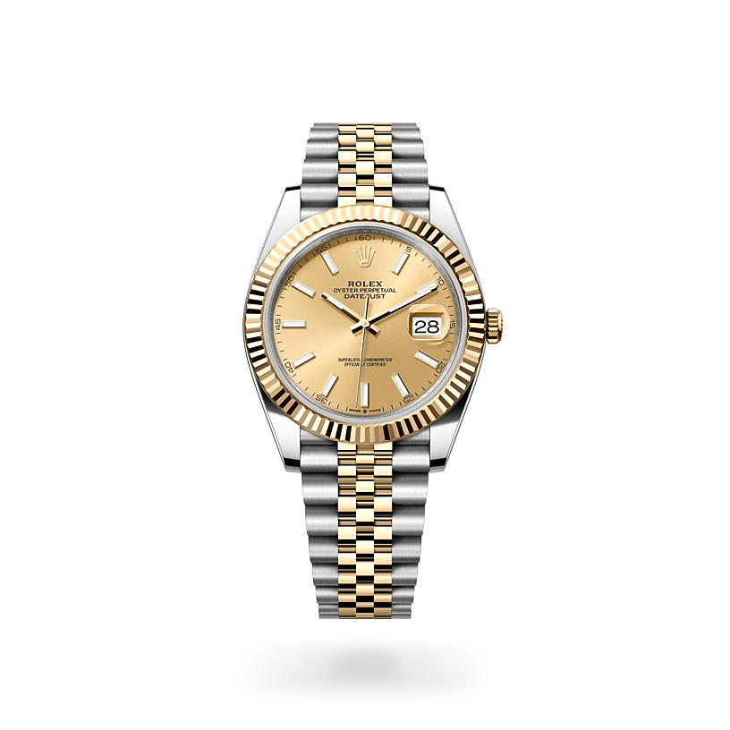 Đồng hồ nam Rolex Date Just - Máy Quatz viền băm cao cấp, dây kim loại đúc nguyên khối không bay màu - Bảo hành 1 năm