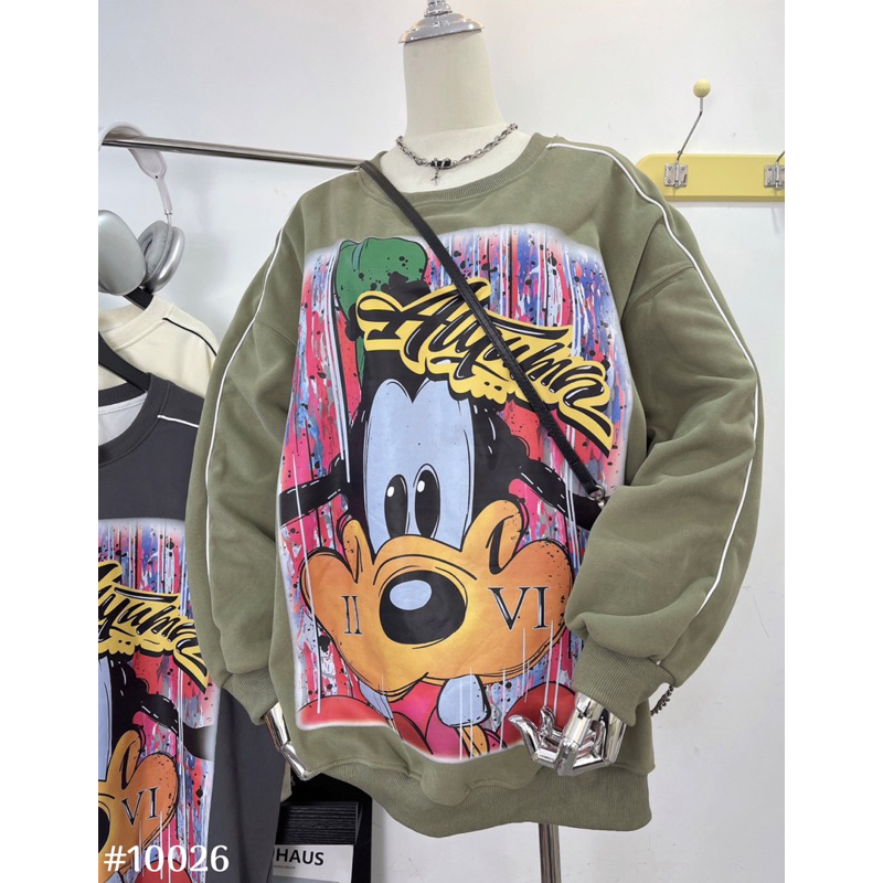 Áo Nỉ Haida hàng QC in hình Siêu xinh