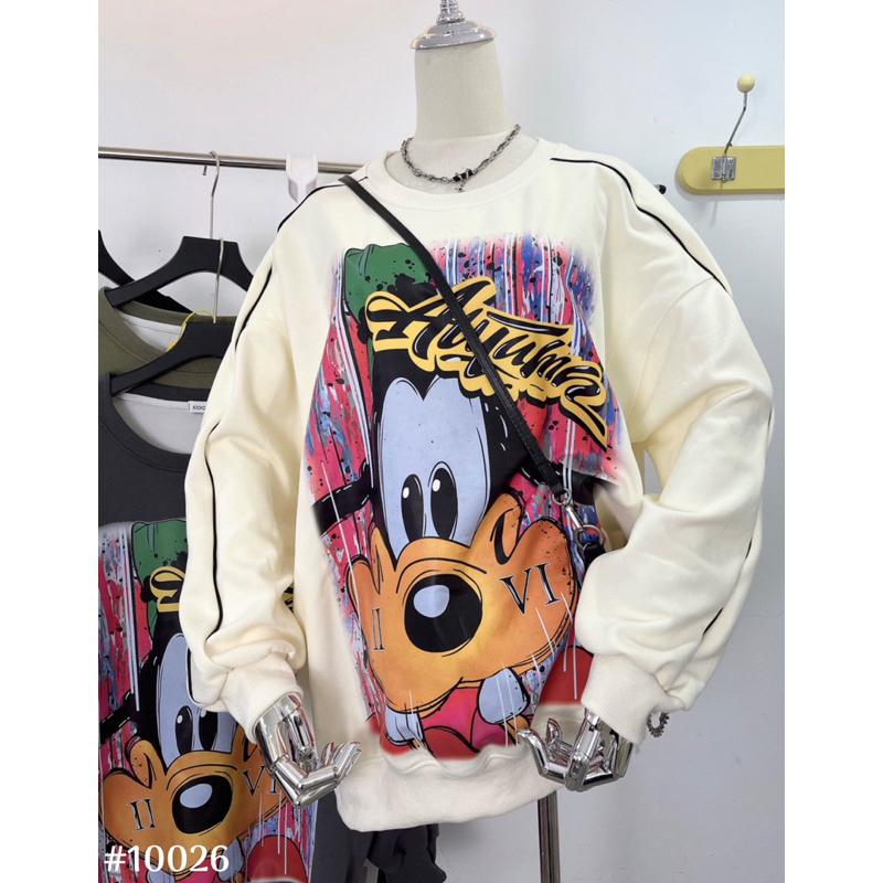 Áo Nỉ Haida hàng QC in hình Siêu xinh