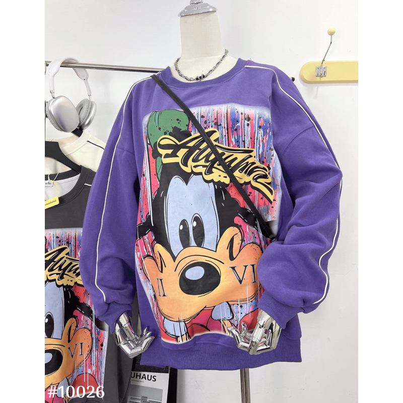 Áo Nỉ Haida hàng QC in hình Siêu xinh