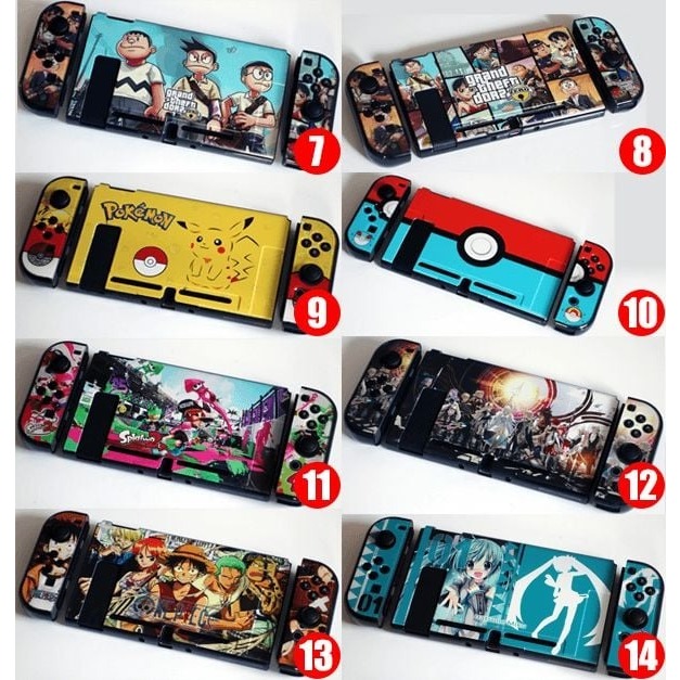 CASE ỐP IN HÌNH CHO NINTENDO SWITCH TẶNG KÈM BẢO VỆ JOYCON