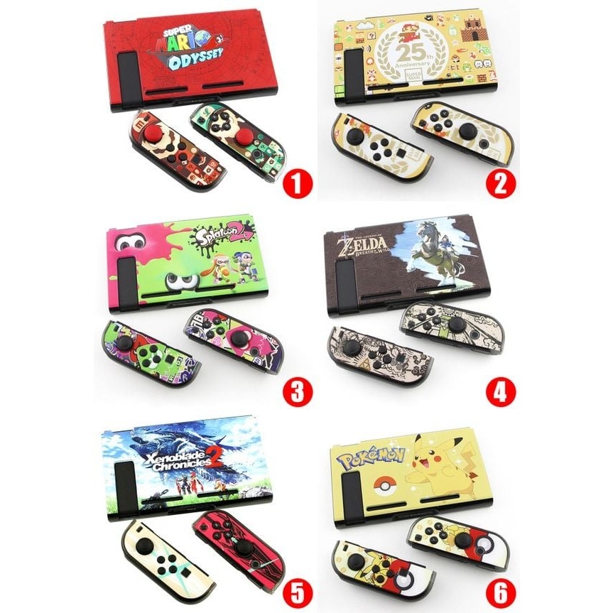 CASE ỐP IN HÌNH CHO NINTENDO SWITCH TẶNG KÈM BẢO VỆ JOYCON