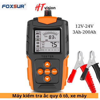 Máy kiểm tra ắc quy ô tô , xe máy TESTTER 12V-24V 3Ah-200Ah ,kiểm tra pin CCA, đo điện trở ,phân tích pin
