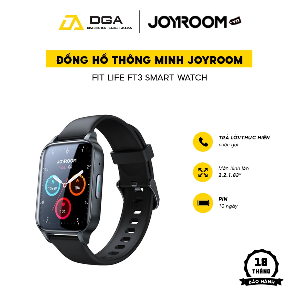 Đồng hồ thông minh Joyroom Fit Life FT3 Smart Watch