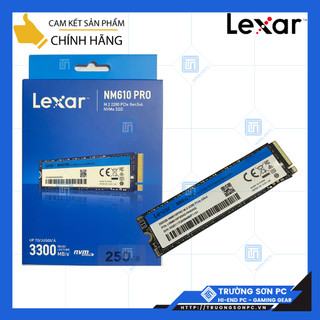 Ổ Cứng SSD LEXAR NM610 PRO 250GB PCIe NVMe (Chính Hãng) | Bảo Hành 3 Năm