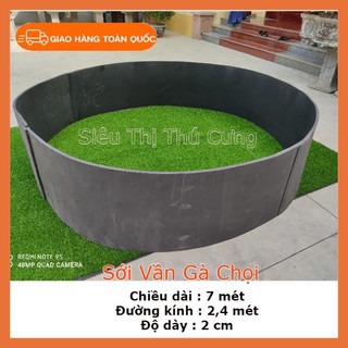 [ SỚI CÓT ĐÚC 2 màu ] quây cao su, vần, sổ, úm gà dày 2cm đúc, dài 7m, cao 57cm