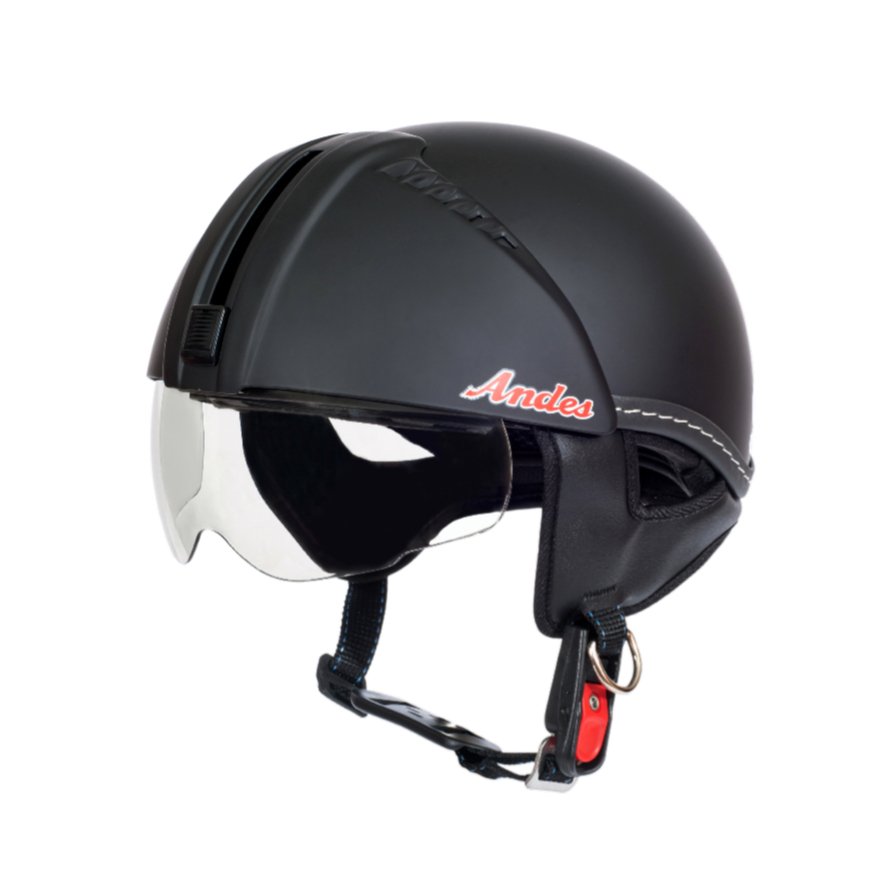 Mũ bảo hiểm nửa đầu Andes 181 có kính âm chính hãng, bảo hành 12 tháng