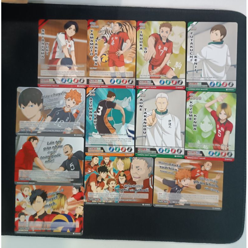 Combo 10 card Haikyuu