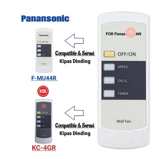 Điều khiển từ xa quạt treo tường thay thế panasonic f-mu44r kdk kc-4gr