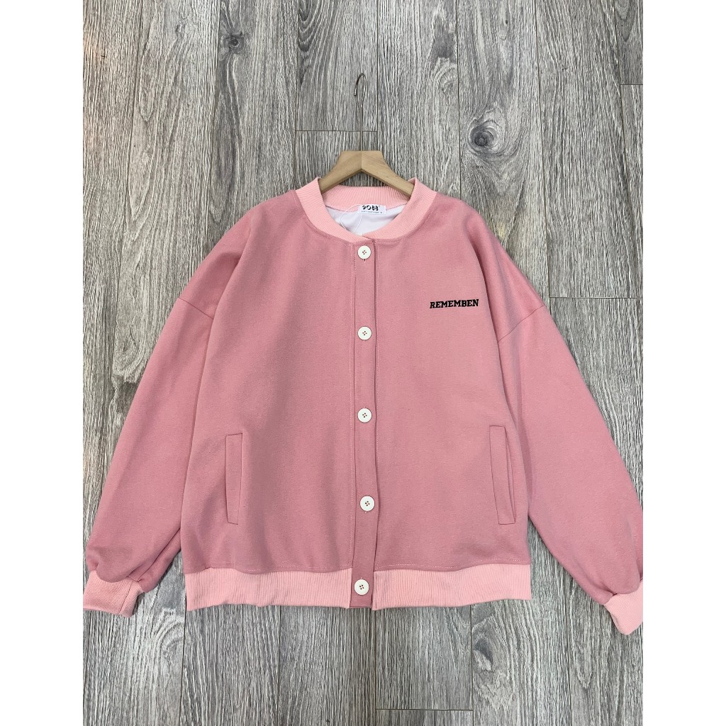 Áo Khoác Cardigan Nỉ Cúc Dọc Thêu Chữ A2885 SUSSTORE