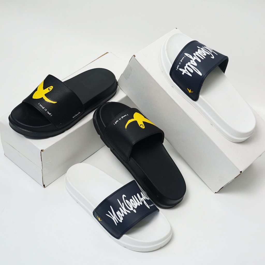 Dép Markgonzaled - dép quai ngang nam nữ - dép nam nữ - dép đi mưa chống trượt - dép đế cao 4cm