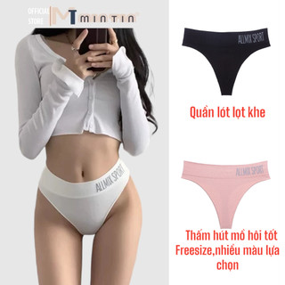 Quần Lót Lọt Khe Dệt Siêu Co Giãn All Mix- Quần Lót Lọt Khe Dệt Kim Siêu Êm Diêu Sexy Siêu Co Dãn  [Hồng Xù]