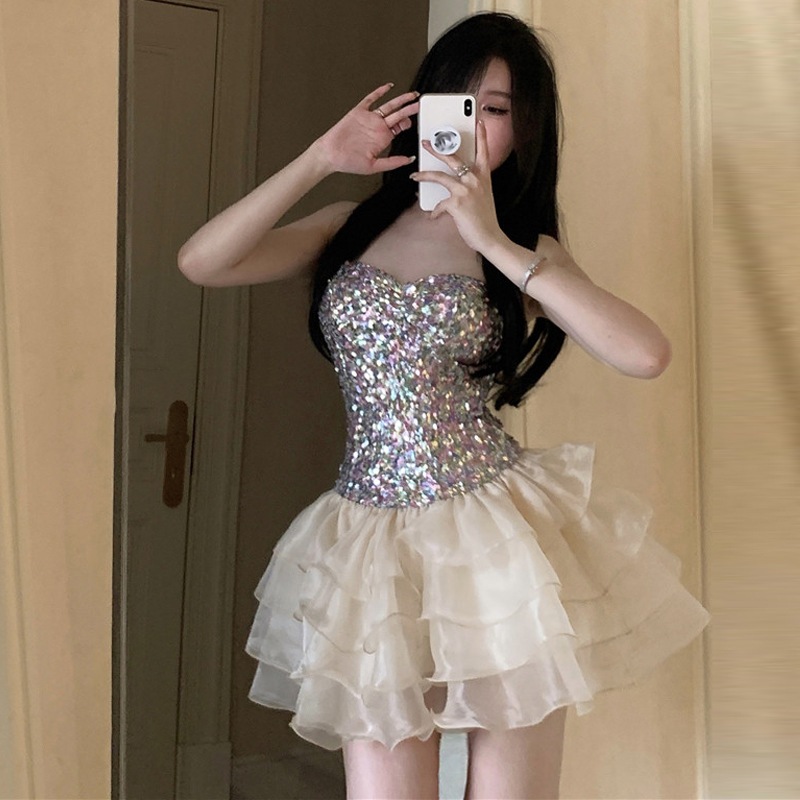 Đầm cup ngực kim sa cao cấp