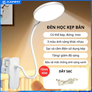 【Rẻ Đèn bàn LED, có thể kẹp, có thể đứng, đèn ngủ học bảo vệ mắt, đèn bàn nhỏ ký túc xá, đèn ngủ học trong phòng ngủ