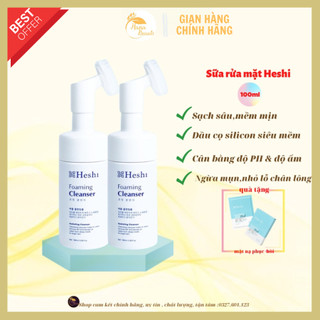 Sữa rửa mặt HESHI, sữa rửa mặt dịu nhẹ làm sạch sâu Foaming Cleanser