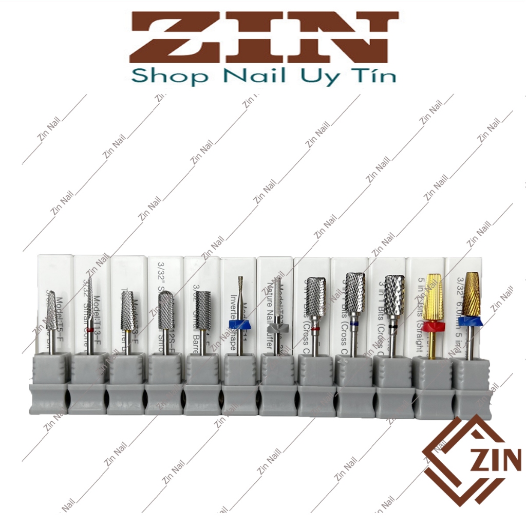 Đầu mài móng đầu mài Phá, mịn, khóe tròn Cuticle,Trọn bộ đầy đủ