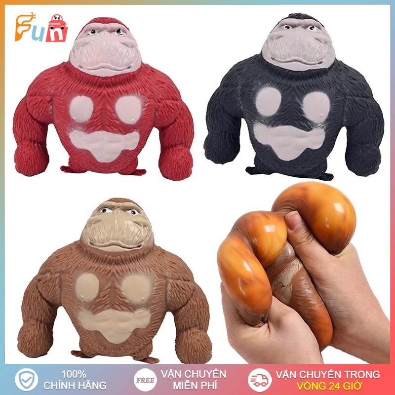 Giải nén đười ươi Xả Thần Khí Đồ Chơi Kéo Dài Sáng Tạo Bóp Động Vật Đồ Chơi Giảm Căng Thẳng Cao Cho Trẻ Em