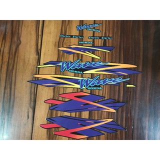 Bộ tem wave thái 100 đời 97 màu đen cao cấp