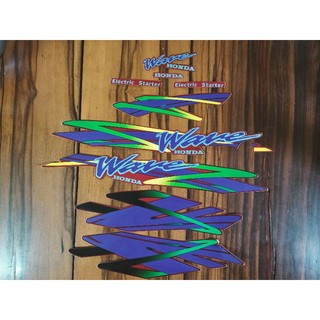 Bộ tem wave thái 100 đời 97 màu đỏ cao cấp