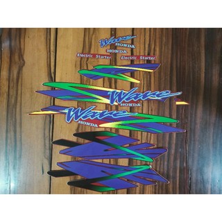 Bộ tem wave thái 100 đời 97 màu đỏ cao cấp