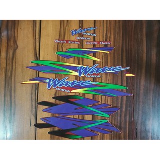 Bộ tem wave thái 100 đời 97 màu đỏ cao cấp
