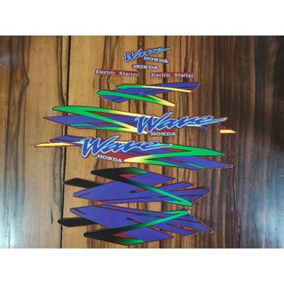 Bộ tem wave thái 100 đời 97 màu đỏ cao cấp