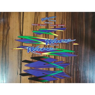 Bộ tem wave thái 100 đời 97 màu đỏ cao cấp