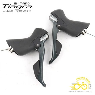 Tay đề lắc xe đạp shimano tiagra st 4700 2x10 speed - hàng chính hãng