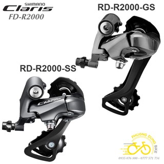 Củ cùi đề sau xe đạp SHIMANO CLARIS RD R2000 8 Speed - Hàng chính Hãng