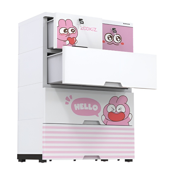 Tủ nhựa sơ sinh 5 ngăn Happy Baby Sunhouse KS-CA688G5 hàng chính hãng