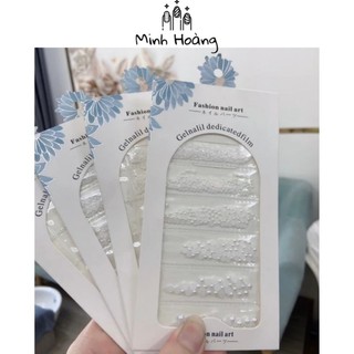 Túi hạt ngọc trai nhân tạo nhiều cỡ trang trí móng tay lấp lánh ( hạt nửa )
