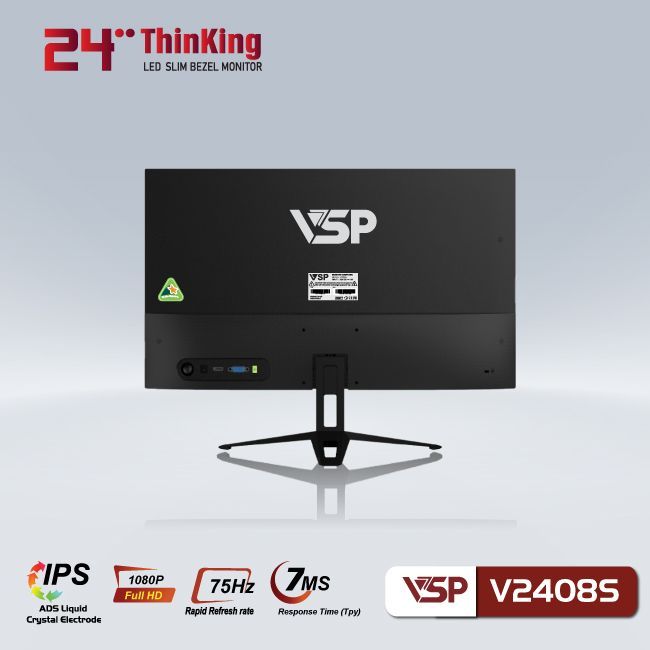 Màn hình Phẳng Tràn viền Gaming 24inch VSP V2408S   - Hàng chính h