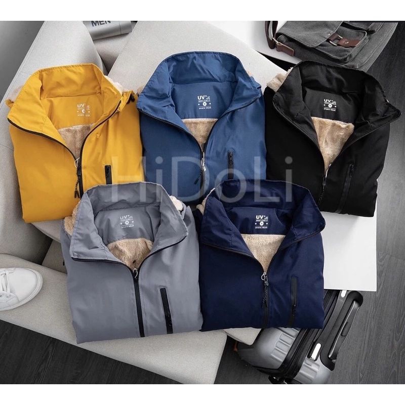 Áo khoác nam nữ 3 khóa lót lông Cao cấp