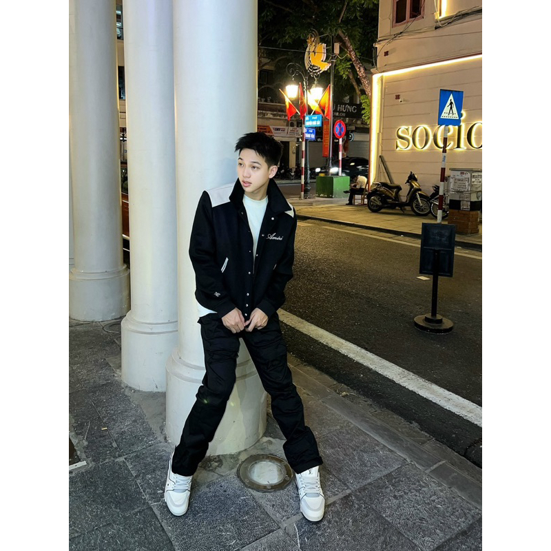 Áo khoác Varsity - Amiri - AMR B23FW new Bomber Jackets