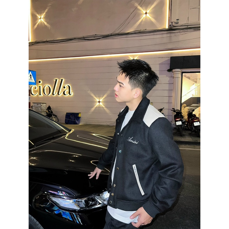 Áo khoác Varsity - Amiri - AMR B23FW new Bomber Jackets