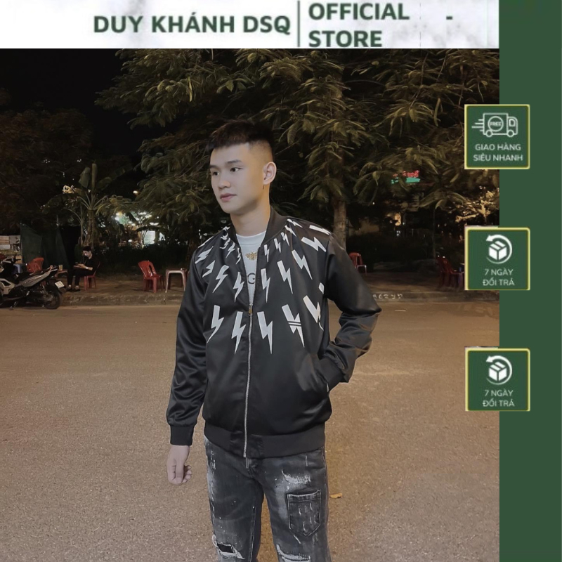 Áo Khoác Gió Bomber Thu Đông Nam Nữ Đẹp, Áo Khoác New Gió 2 Lớp Cao Cấp Phong Cách Thời Trang DUY KHÁNH DSQ98