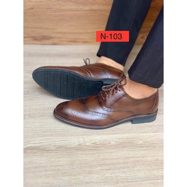 G25 Giày tây Oxford - Giày công sở- Da bò nhập khẩu 100%.Hàng chính hãng - Bảo hành 12 tháng