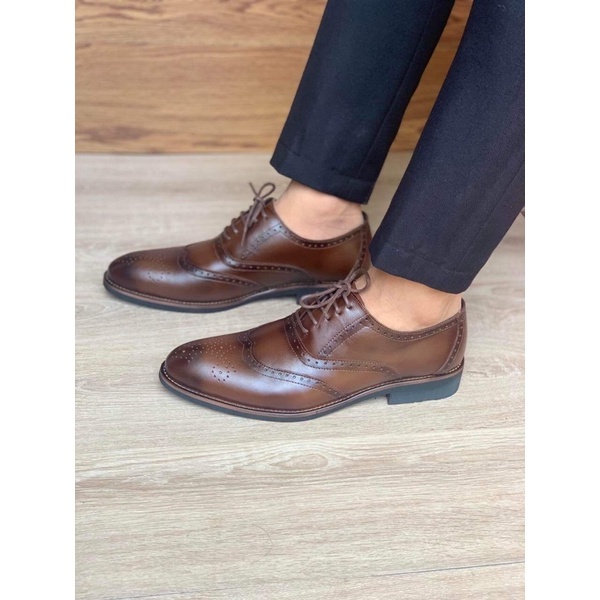G25 Giày tây Oxford - Giày công sở- Da bò nhập khẩu 100%.Hàng chính hãng - Bảo hành 12 tháng