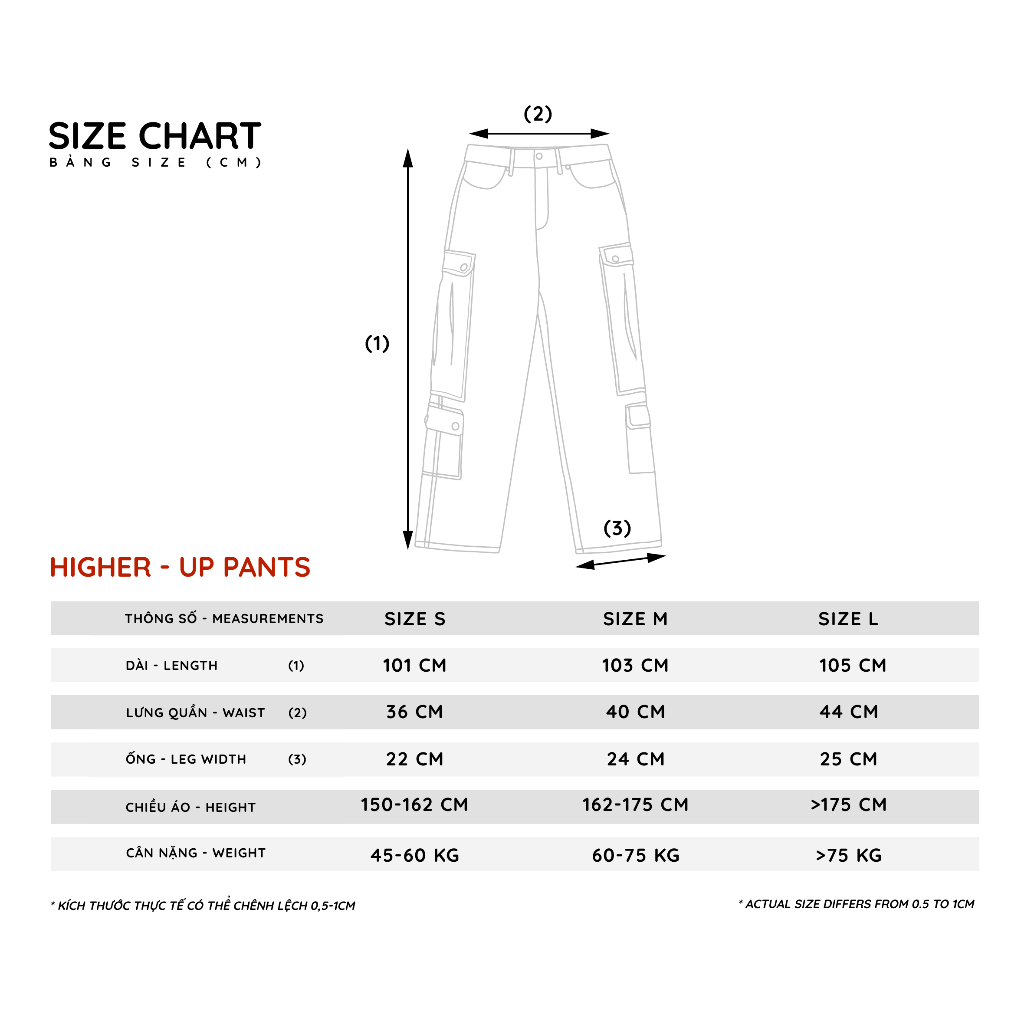 Quần Kaki Dài Unisex HIGHER-UP PANTS - HADES Brand Chính Hãng