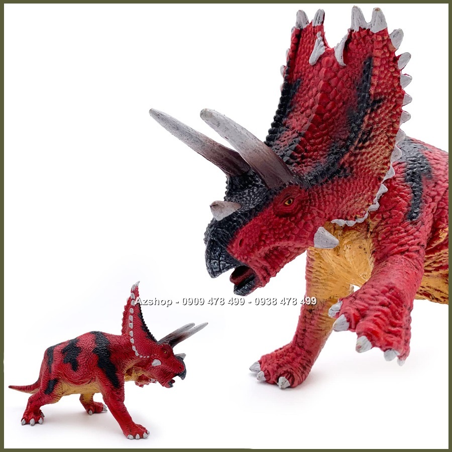 Mô Hình Khủng Long Tê Giác Pentaceratop - Triceratops - 17cm - 7736