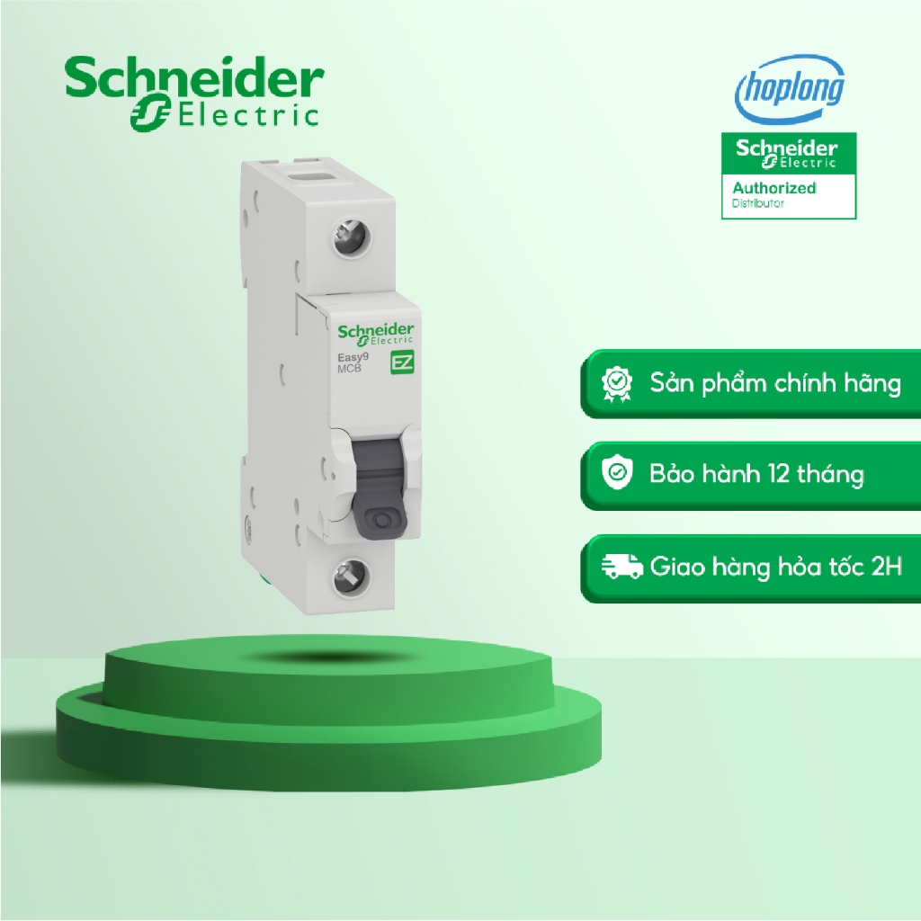 Cầu dao tự động Schneider EZ9F34106 - EZ9F34110 1P 6A-10A 4.5kA C Curve Easy9