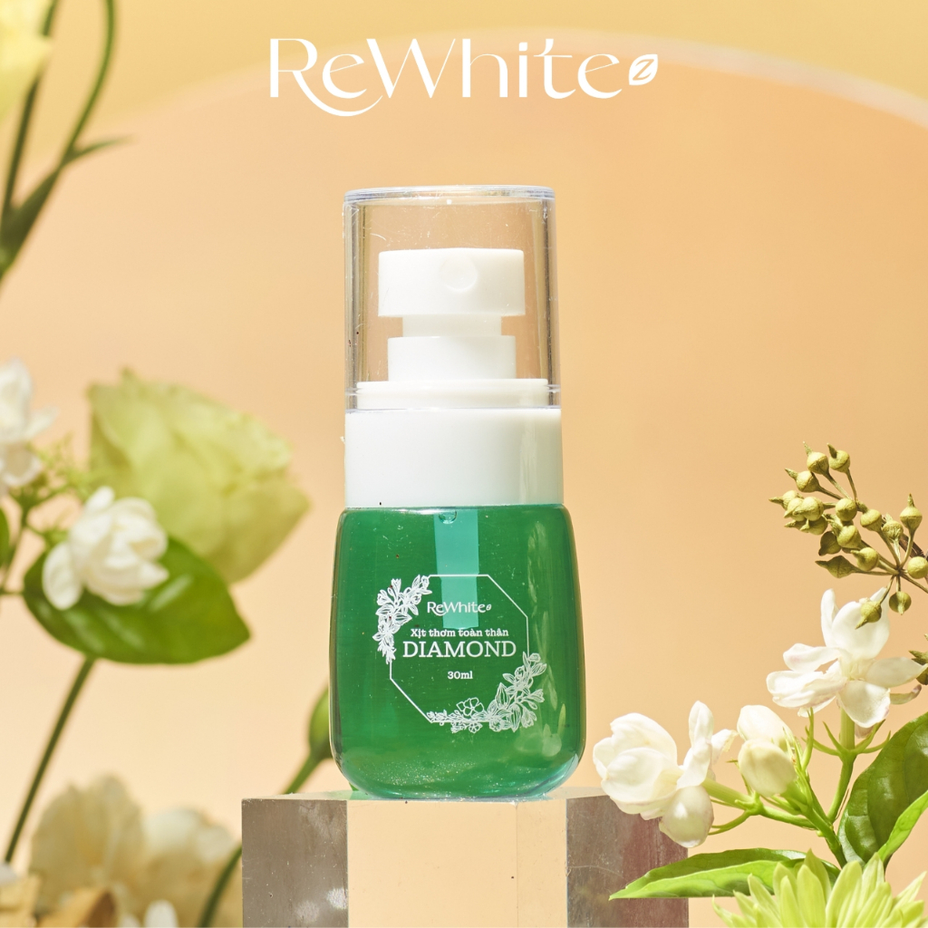 Xịt Thơm Toàn Thân Body Mist Diamond ReWhitez, Hương Nước Hoa Cao Cấp, Giúp Làn Da Mềm Mại Lưu Hương 7-8 Giờ, Lọ 30ml