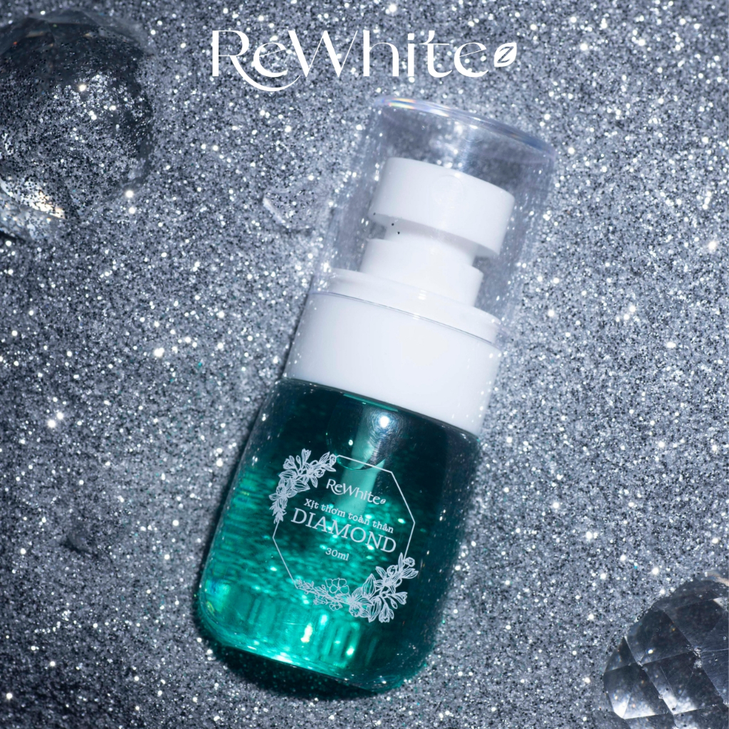 Xịt Thơm Toàn Thân Body Mist Diamond ReWhitez, Hương Nước Hoa Cao Cấp, Giúp Làn Da Mềm Mại Lưu Hương 7-8 Giờ, Lọ 30ml