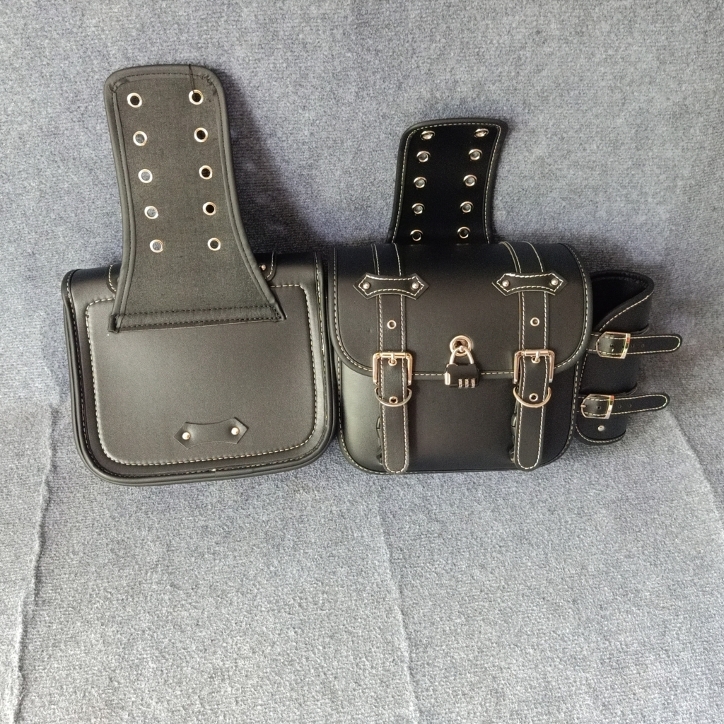 Cặp Túi Da Treo Hông Xe Motor, Xe Máy Có Khoá 26cm