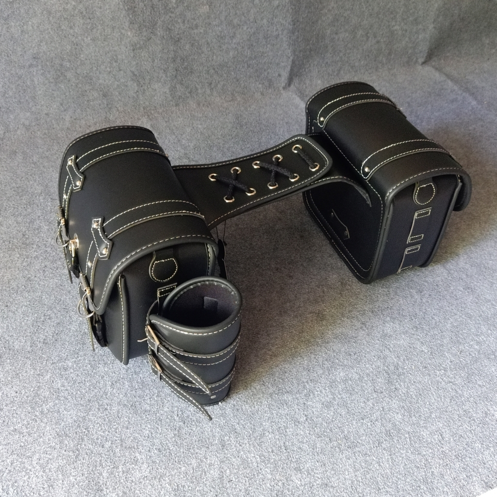 Cặp Túi Da Treo Hông Xe Motor, Xe Máy Có Khoá 26cm