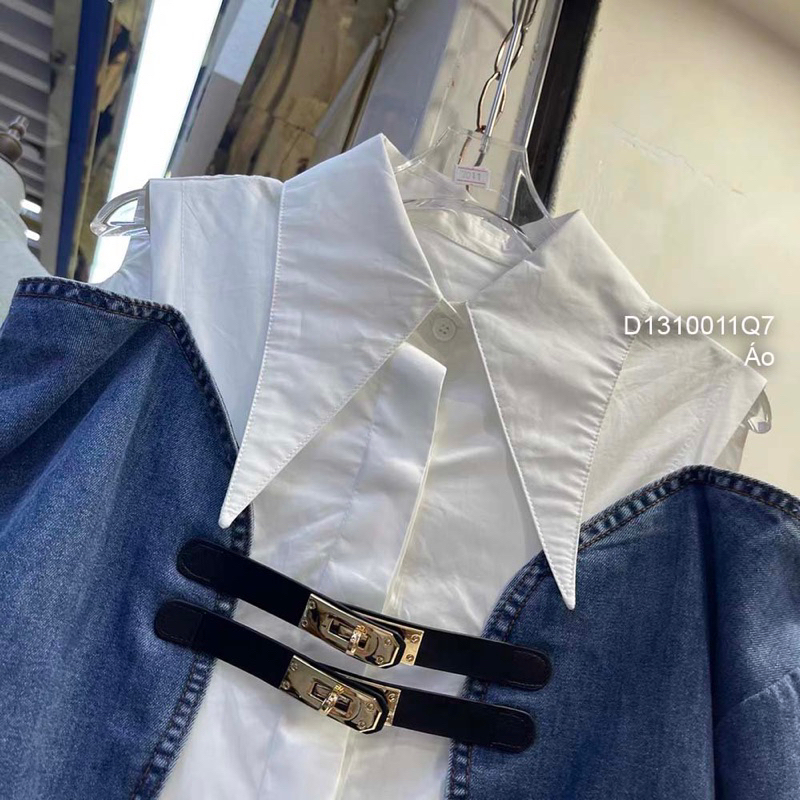 Áo len có nón pha tay jean dài 1123 thaotranshop90