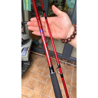 Cần câu ashino strong đỏ fuji