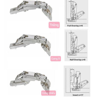 BẢN LỀ MỞ 90- 135 - 175 ĐỘ